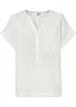 Kortermet bluse i musselin, bonprix