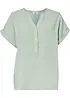 Kortermet bluse i musselin, bonprix
