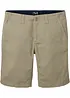 Chinos-bermuda i ren bomull, Regular Fit, bonprix