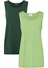 Lang singlet (2-pack), bonprix
