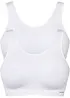 Feel Comfort, sømløs bustier (2-pack), bonprix