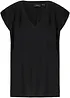 Kortermet bluse med V-hals, bonprix