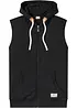 Vest i sweat materiale i myk bomullsmiks med hette, bonprix