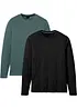 Langermet topp (2-pack), bonprix