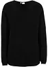 Milano Rib-genser med rund hals, bonprix
