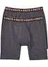 Boxershorts av bomull i ettersittende modell med lange ben (2-pack), bonprix
