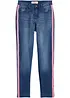 Termojeans med jerseyfôr, Mid Waist, bonprix