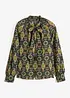 Lett bluse med print, bonprix