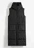 Vattert vest av resirkulert polyester, med avtagbar hette, bonprix