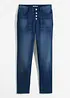 Boyfriend-termojeans Mid Waist, med myk innside, bonprix