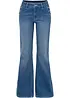 Bootcut-jeans Mid Waist, økologisk bomull, bonprix