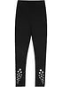 Leggings i elastisk materialmiks med økologisk bomull, bonprix