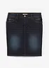 Jeansskjørt med stretch, bonprix
