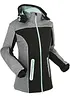 Softshelljakke med refleksdetaljer, vannavvisende, bonprix