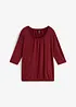 Oversized topp av viskosemiks, bonprix