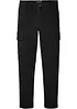 Slim Fit-bukse med stretch og cargolommer, Straight, bonprix