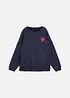Oversized sweatshirt i økologisk bomull, bonprix