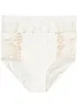 Formende truse med broderi (2-pack), bonprix