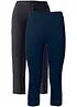 Capri-leggings i smal modell (2-pack), bonprix