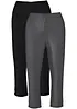 Capri-leggings i smal modell (2-pack), bonprix