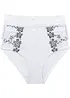 Shape-truse med delikat broderi (2-pack), bonprix