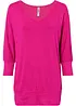 Oversized topp i lett viskose, bonprix