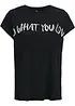Oversized topp i 100% bomull, bonprix