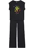 T-shirt + leggings Flared med økologisk bomull til barn (2-delt sett), bonprix