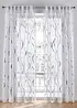 Transparent gardin med glansprint (1-pack), bonprix