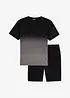 T-skjorte og sweat bermudashorts i 100% bomull (2-delt sett), bonprix