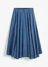 Denimskjørt, High Waist, komfortlinning, bonprix