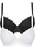 Padded-BH med bøyle (2-pack), bonprix