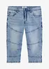 Regular Fit 3/4-jeans med stretch, Straight, bonprix