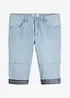 Lang jeans-bermuda, Regular Fit, bonprix