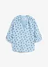 Oversized bluse i lett musselin, bonprix