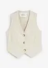 Vest i lin, bonprix