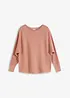 Oversized ribbestrikket genser, bonprix