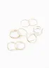 Sett med ringer (8-pack), bonprix