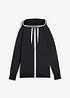 Jakke i sweatshirtmateriale med bomull og stretch, bonprix