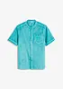 Kortermet skjorte i vasket look, bonprix