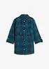 Rutete bluse i 100% bomull, bonprix