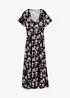 Kortermet maxi-jerseykjole, bonprix