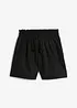 Paperbag-shorts med lin, bonprix