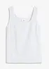 Ribbet topp av 100% bomull, bonprix