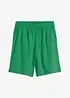 Slip on-shorts av luftig linmiks, bonprix