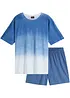 Kort pyjamas i 100% bomull, bonprix