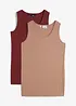 Lang singlet (2-pack), bonprix