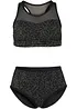 Bustier-bikini med transparent innfelling (2-delt sett), bonprix