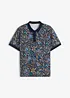 Poloshirt av økologisk bomull, kort arm, bonprix