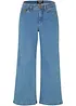 Wide Leg-jeans Mid Waist, Cropped, bonprix